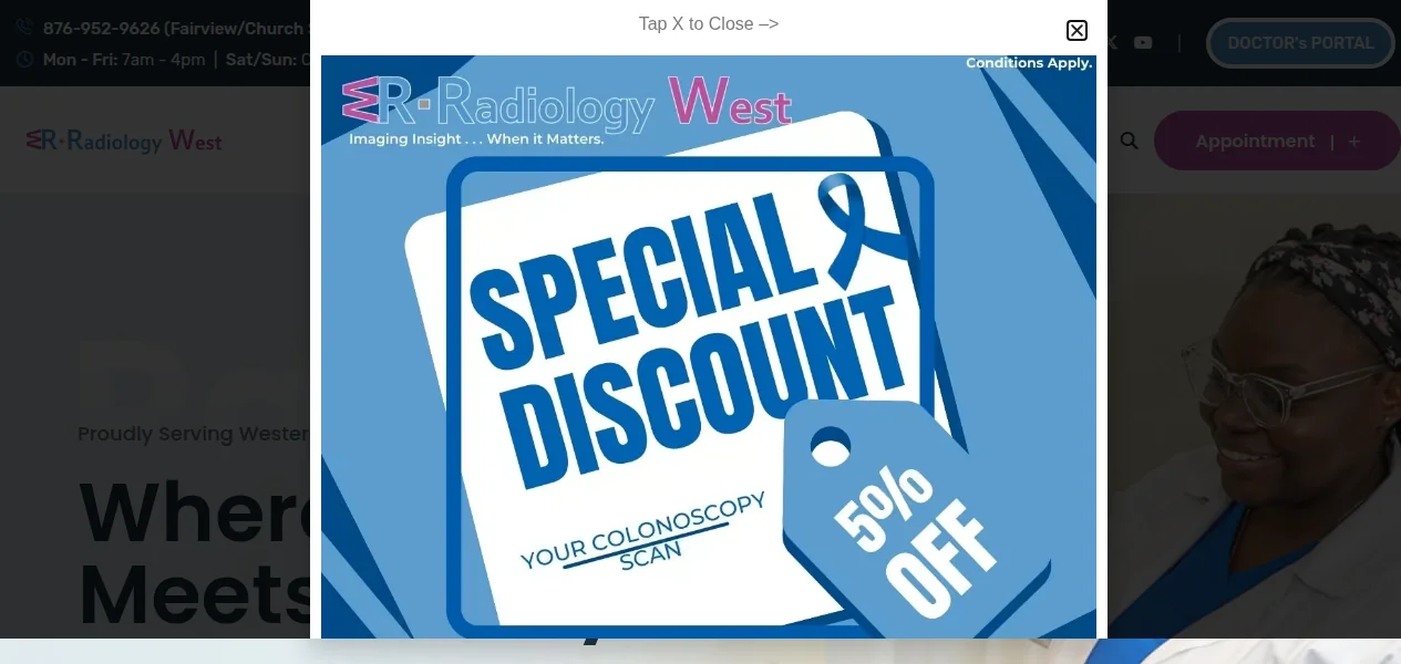 RadWest website screenshot